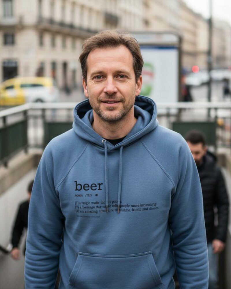 Beer Organic Unisex Hoodie