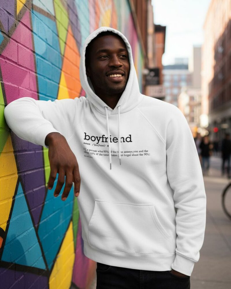 Boyfriend Organic Unisex Hoodie