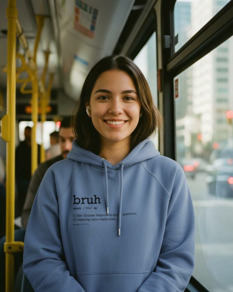 Bruh Organic Unisex Hoodie