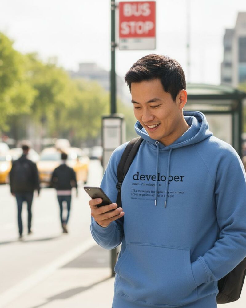 Developer Organic Unisex Hoodie